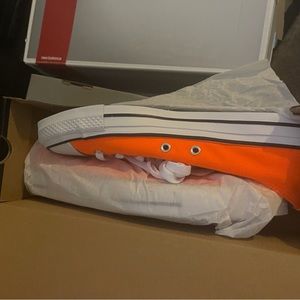 Orange Chucks, 8.5 never worn